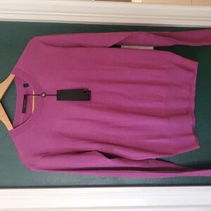 Greyson Leith Crew Neck Sweater Silk And Wool